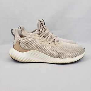 Adidas Alphaboost Men’s Size 12 Athletic Shoes Beige Low Top Style #EF1164