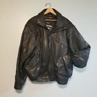Rare Vintage FIRST Genuine Leather Biker Jacket Men’s Large ThinsulateThermal XL