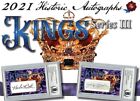 2021 Historic Autographs Kings Series 3 Multi-Sport 1 Box 2 BAS Graded Cards Pk