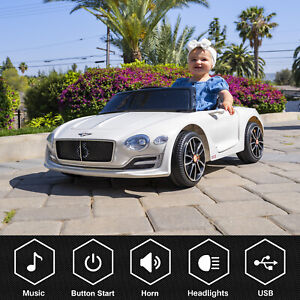 BENTLEY STYLE KIDS ELECTRIC 12V BATTERY POWERED CAR RIDE ON TOY W/REMOTE CONTROL