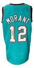 Ja Morant Signed Custom Teal Pro-Style Basketball Jersey BAS