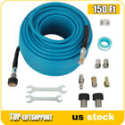 Sewer Jetter Nozzles Kit 150FT Drain Cleaning Hose for Pressure Washer 5800PSI