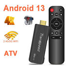 2024 TV Stick Android 13.0 4K UHD Smart TV Box Media Player 2.4G/5G Dual WIFI