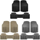 Universal Fit Rubber Car Floor Mats Tactical Fit Heavy Duty 3pc Set (For: 1999 Toyota Corolla)