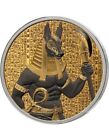 2024 Benin Golden Darkness of Egypt Anubis 1 oz Silver Coin - 750 Mintage