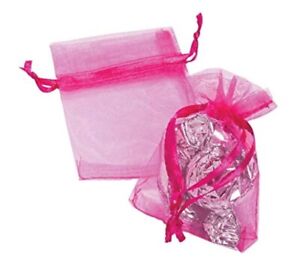 50 Drawstring Organza Bag Jewelry Pouch Wedding Party Favor Gift Bag