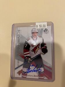2016-17 SP Authentic Future Watch 947/999 Anthony DeAngelo #172 Rookie Auto RC