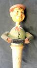 Anri Mechanical Bottle Stopper Man With Camera 4.5” Tall