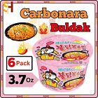(6 BOWLS) Samyang Buldak Ramen Carbonara Hot Chicken Flavor - 3.7 oz (105g)/bowl
