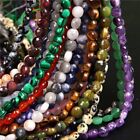40 Style Natural Faceted Gemstone Round Flat Coin Loose Beads for Jewelry Making
