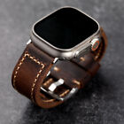 Genuine Leather Band Strap For iWatch Apple Watch Ultra 2 49mm Series 9 8 7 6 5