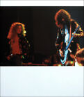 LED ZEPPELIN POSTER PAGE . 1975 JIMMY PAGE ROBERT PLANT EARLS COURT LONDON . T62