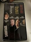 Alfred Hitchcock VHS 4-Pack: THE 39 STEPS, MAN WHO KNEW TOO MUCH, SABOTAGE