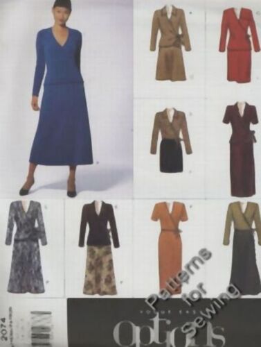 Pattern Vogue Sewing Woman 1997 Top-Jacket Skirt Sz 8-12 NEW