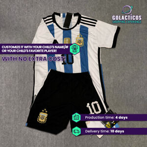 Messi Argentina 2022 Home Kids Full Set *PLEASE READ*