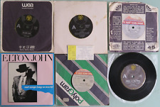 Elton John Australia pressing 6 x 45 pop rock singles & Concert ticket 1970s