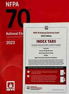 NFPA 70 National Electric Code with Tabs 2023 Edition paperback USA STOCK