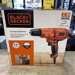 Black + Decker 5.5 Amp 3/8 Corded Drill/ Driver DR260C Variable Speed