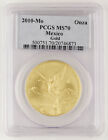 Mexico 2010 1 Troy Oz Onza Gold Libertad Uncirculated Coin PCGS MS70 Scarce Date