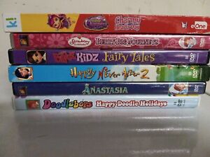 kids girl dvd Lot/ 6 Movies FREE SHIPPING
