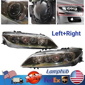 Pair Headlamps Headlights Halogen Left & Right For Mazda 6 2006 2007 2008 Parts (For: 2006 Mazda 6)