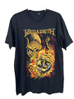 Megadeth 35th Anniversary Black T Shirt Size L