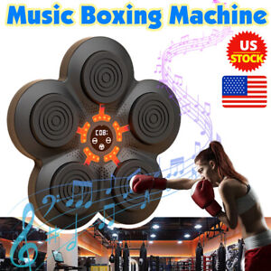 Smart Music Boxing Machine w/ Boxing Gloves Wall Mounted USB Bluetooth for adult