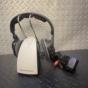 Sennheiser RS 120 II On-Ear Wireless Stereo Headphone System Tested & Working