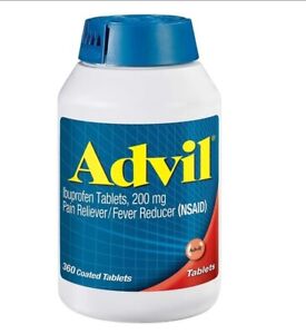 Advil Ibuprofen Coated Tablets - 360 Count 04/2026