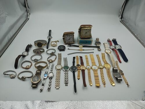 Vintage Watches Bulk Lot Seiko, Timex, Bulova, And Caravelle