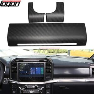 Carbon Fiber Console Dashboard Panel Cover For Ford F150 F-150 Raptor R 2021-24 (For: 2021 Ford F-150)