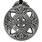 Large Pewter Runic Love Amulet - Norse Necklace Viking Pendant Jewelry Talisman
