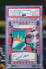 2021 National Treasures Dolphins Jaylen Waddle Rookie Patch Auto (5/10) PSA 10