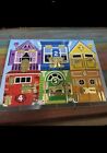 Melissa and Doug Wooden Latch Barn Activity Puzzle