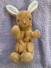 Rare Vintage Rushton Brown Bunny Rabbit Plush Stuffed Animal Medium