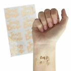 Team Bride To Be Hen Night Temporary Tattoo Party Accessories Rose Gold UK