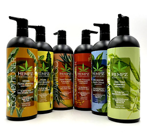 Hempz Professional Hair Care - 33.8oz Shampoo & Conditioner Bundle - Choose Set.