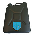 40 COMMANDO ROYAL MARINES DELUXE JERRY CAN HIP FLASK & GOLD PLATED BADGE