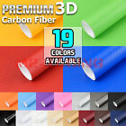 18 Colors 3D Matte Carbon Fiber Vinyl Sticker Wrap Decal Sheet Film DIY Decal