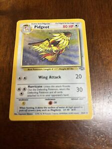 Pidgeot 14/130 Base Set Holo Rare Vintage Pokemon Card