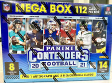 ✅ NEW Panini Contenders Football NFL Mega Box (112 Cards) Autos & Mem SEALED