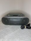 Sony CFD-S01 CD Cassette AM/FM Radio Portable Boombox Stereo Player
