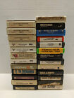 Lot of 25 Mixed Genre 8 Track Tapes - Untested