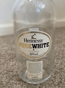 Rare Hennessy PURE WHITE Cognac Empty 700ml Bottle Not Sold in USA, Mint Cond.