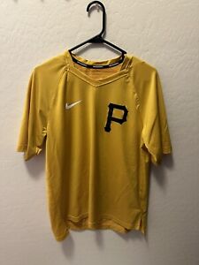 Pittsburgh Pirates Nike Dri-Fit Gold Men’s Short Sleeve Shirt - M