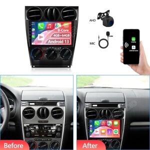For Mazda 6 2004-2015 Android 13 Car Radio Stereo Player GPS Navi CarPlay 4+64GB (For: 2006 Mazda 6)