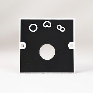 Metal Polar pattern label - Metal plate for tube microphone PSU (3 pattern)