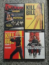 Quentin Tarantino ~ 6 DVD Movies ~ KILL BILL 1&2, PULP FICTION, RESERVOIR DOGS..