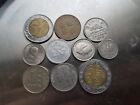 Lot Of 10 Foreign Coins No Duplicates