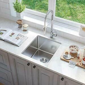 15 in Undermount Kitchen Sink Single Bowl Stainless Steel Nano Bar Small Sink